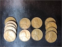 13- 1841 Lincoln wheat pennies