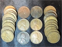 1942 and 1942D Lincoln wheat pennies