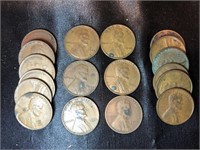 1945 Lincoln wheat pennies