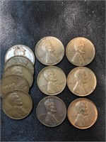 1951 and 1951D Lincoln wheat pennies