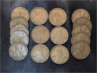 1951S Lincoln wheat pennies