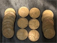1953S Lincoln wheat pennies