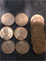 1956 Lincoln wheat pennies wheat