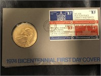 1974 Bicentennial first day cover