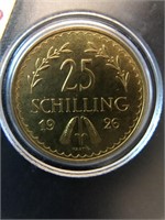 1926 Austria 25 Schilling