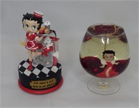 Betty Boop Music Box and Candle