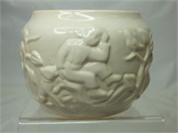 L. Hjorth Denmark Art Deco Art Pottery Bowl