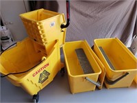 Mop Bucket & (2) Wash Tubs