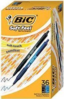 BIC SCSM361-AST 1mm Soft Feel Ballpoint