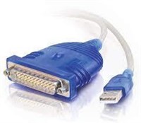 C2G 22429 USB to DB25 Serial RS232 Adapter Cable,