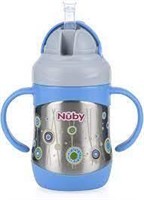 Nuby 2 Handle Stainless Steel Cup Click It with