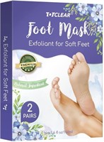 TOTCLEAR Exfoliating Foot Peel Mask for Softer