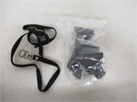 1 Pair of Toe Clamps with Strap Belt for Cycling,