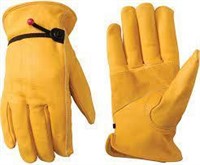 WELLS LAMONT Full Leather Work Gloves with Ball