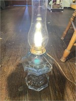 VINTAGE ELECTRIFIED OIL LAMP