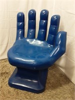 Retro Blue Hand Chair