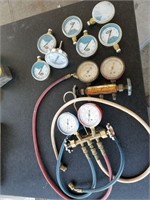 HVAC and welding tank gauges