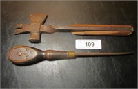 Old Wood Handled Tools