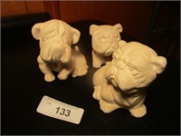 Small Ceramic Bulldogs