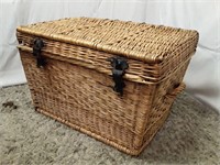 Large Antique Wicker Basket