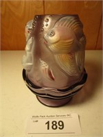 Fenton Fairy Lamp with Fish