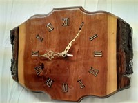 Live Edge Wood Clock