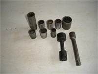Snap On Assorted 1/2 Drive Sockets & Extension