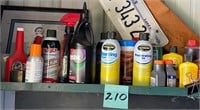 Shelf of Fluids & Oils