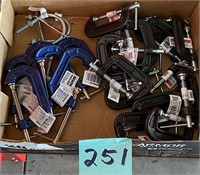 Lot of (18) New 2" C-Clamps