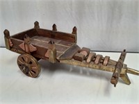 Vintage Chinese Wooden Cart