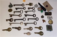 Skeleton Keys,  Pins,  80th President Coolidge