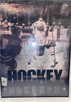 Poster Hockey UNO Mavericks signed