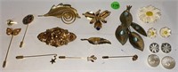 Broaches, Pins and Earrings