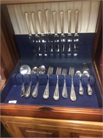8 place setting Ohio Power Company silver plate