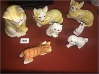 Porcelain cats