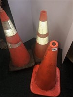 3 cones