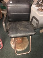 Old barber chair