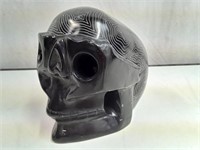 Carved Stone Skull