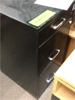 metal filing cabinet 2 regular drawers - 1 top