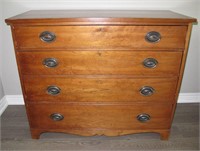 Sheraton Style 4 Drawer Chest Of Drawers