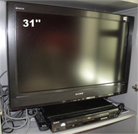 31" Sony Flat Screen TV & DVD Player "Working"