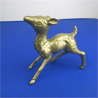 Solid Brass Fawn 3.75" L x 3.5" H