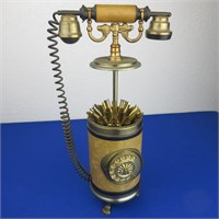 Vintage Telephone Cigarette Dispenser Music Box