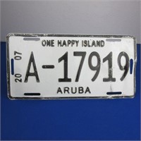 Aruba Lic. Plate  2007