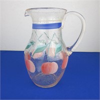 Glass Pitcher with Applied Handle