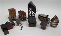 Lot of Various Model Railroad Buildings