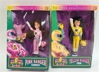 2 Power Rangers Kimberly and Trini New in Box
