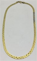 925 Italy Gold Over Silver Chain