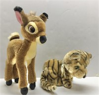 Bambi & Tiger -  Vintage Plush Toy