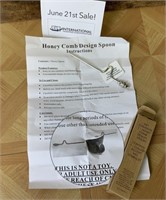 Honey Comb Design Spoon